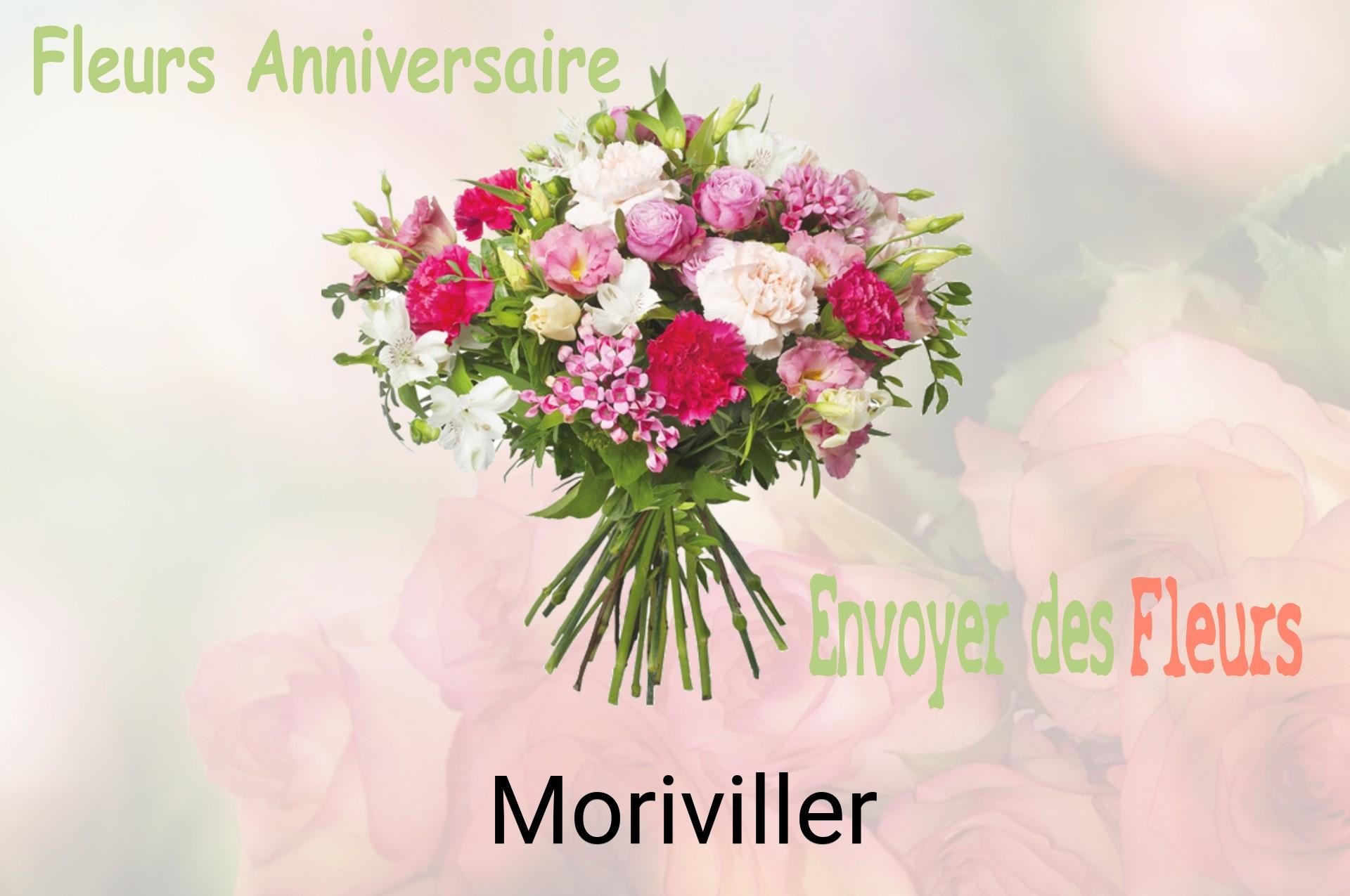 Bouquet de fleurs d’anniversaire livré à Moriviller